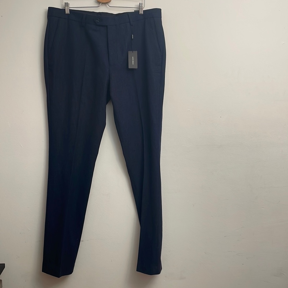 GIANNI FERUAD Men’s Navy Blue Business Work Pants 
Size 40 Waist 36 Inseam